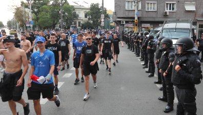 Феновете на "Левски" превзеха сърцето на София