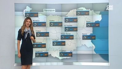Край на дъждовните дни, облаците намаляват
