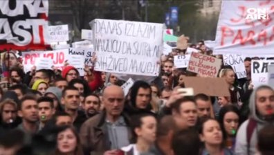 Трета поредна вечер протести срещу резултатите от изборите в Сърбия