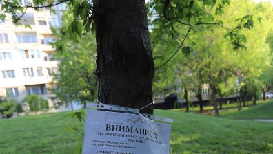 Скандално: Дойдоха, сложиха надпис за пръскане срещу гризачи и си тръгнаха