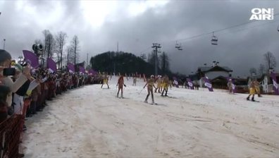 На ски по бански или опит за нов рекорд