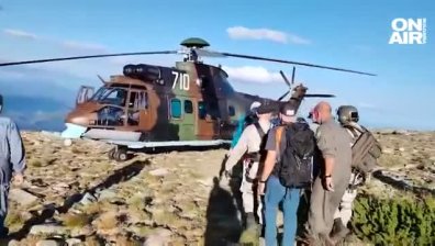 Планински спасители и хеликоптер съхраниха живота на белгиец под връх Полежан