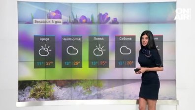 Посрещаме слънчев празничен ден, изпращаме го с дъжд, гръмотевици и градушки