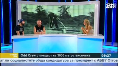 Odd Crew с концерт на 3000 метра височина