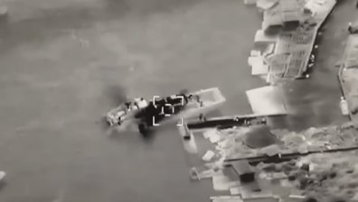 Украйна показа как унищожава руски кораб в Черно море (+ВИДЕО)