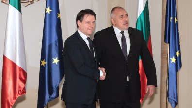 Горещи теми обсъдиха Борисов и Конте на срещата в МС