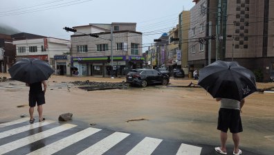 Поройни дъждове и свлачища блокираха части в Южна Корея (СНИМКИ)