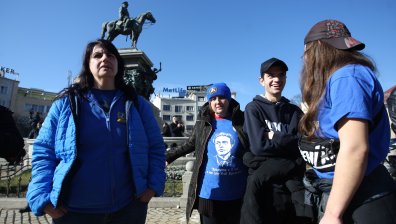 "Сини" фенове пред НС: Божков няма да ни остави, искаме еднакъв аршин (+СНИМКИ)