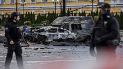 Ирански дрон удари Киев? Поредица от взривове събудиха украинската столица