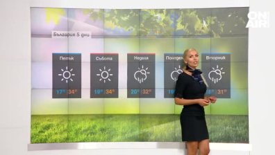 Очаква ни горещ уикенд, температурите достигат до 38 градуса