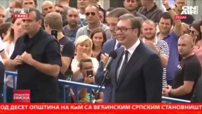 Хиляди протестираха в Белград срещу управлението на президента Вучич