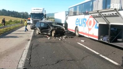 Движението по АМ "Тракия" е частично възстановено