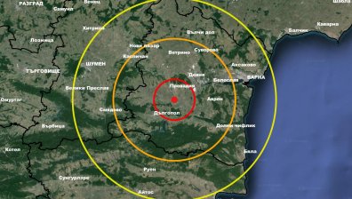 Земетресение от 2 по Рихтер край Провадия