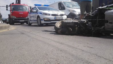 Мотопедист загина при сблъсък с автомобил на Орлов мост