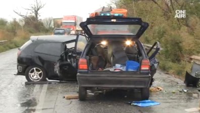 Катастрофа на пътя Русе-Бяла прати 3 в болница
