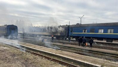 Русия удари с дрон влак с 200 пътници в Украйна