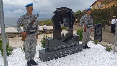 Откриха паметник на подполковник Терзиев, загинал при полет край Шабла
