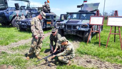 МО: Военнослужещи от Сухопътните войски участват в учение в Румъния