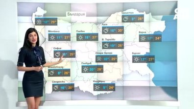 Хладна облачна вълна за старт на седмицата, температурите остават високи