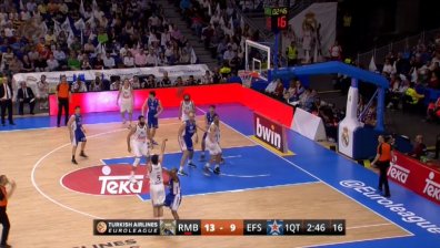 Реал Мадрид обърна Ефес от минус 17 в Евролигата