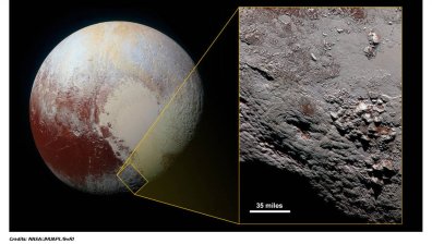 NASA пусна снимки на леден вулкан на Плутон