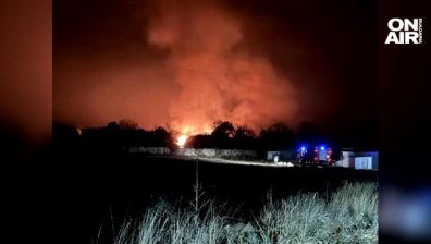 Пожар на територията на оръжейния завод "Арсенал" в Казанлък