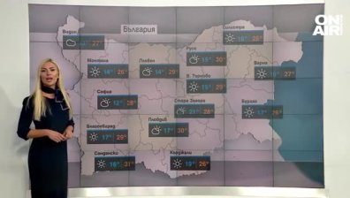 Следобедно заоблачаване и валежи по морето, от петък - отново горещо и сухо време