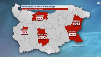 От днес влизат в сила новите цени на газа, парното и топлата вода