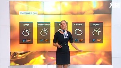 От минус 2 до 12 градуса, следобед слънцето ще разсее облаците