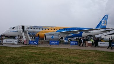 Авиошоу: премиерата на Embraer на Фарнбъро 2016
