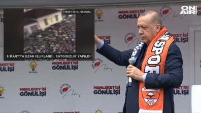 Ердоган: Женското шествие на 8 март - неуважение към исляма