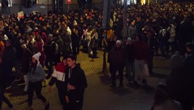 Спряха тока в центъра на София по време на протеста (+ВИДЕО)