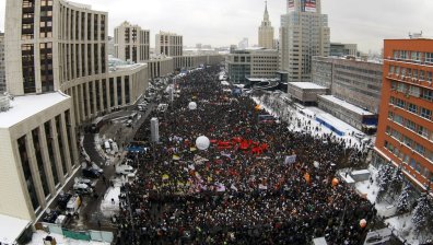 Най-многолюдният митинг срещу Путин се проведе в Москва