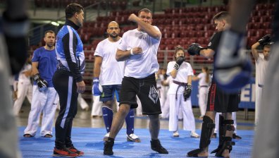 Сутрешна тренировка на Семинара KWU Professional League в зала "Арена Армеец"