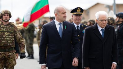 Радев и Матарела посетиха полигон "Ново село", имаме нужда от модернизация на отбраната