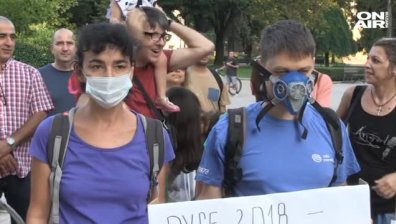 Русе излезе на пореден протест заради мръсния въздух