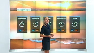 Седмицата започва със слънчево и топло време