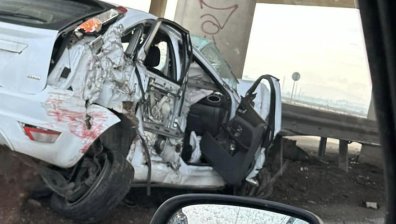 Катастрофата на Околовръстното била заради проблем с гума, шофьор е пострадал