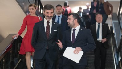 Външният министър Георг Георгиев посрещна словашкия си колега Юрай Бланар (СНИМКИ)