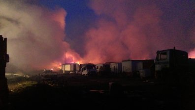 Потушен е пожарът в автоморга край Ямбол