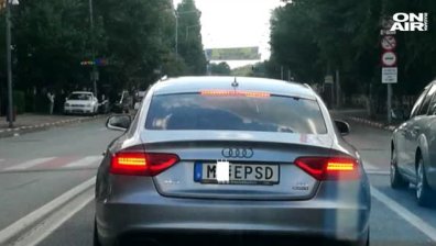 Свалиха номерата на румънски шофьор - протестирал срещу властта!