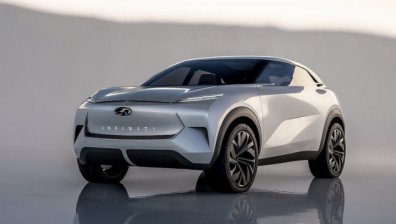 Новият кросоувър на Infiniti се счупи на премиерата си