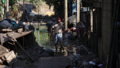 Последиците от наводненията в Мексико в СНИМКИ