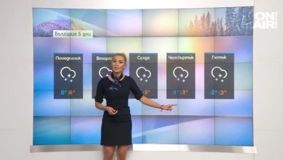 Предстои ни студена седмица с валежи от дъжд и сняг