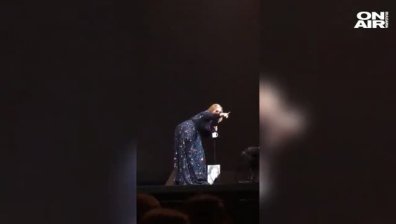 Прилеп нападна Адел по време на концерт в Мексико