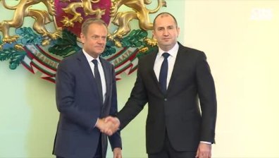 Туск и Радев обсъдиха на четири очи интеграцията на бежанците