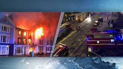 Голям пожар пламна в сграда с луксозни апартаменти в Лондон