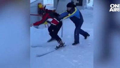 Юмручна саморазправа в Банско: Служител на лифта бие скиор (+ВИДЕО)