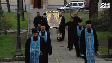 Столичният храм "Св. Петка" посрещна копие на Светогорската Богородична икона
