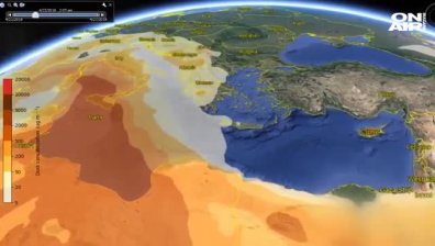 Пясък от Сахара заля Централна Европа и Балканите
